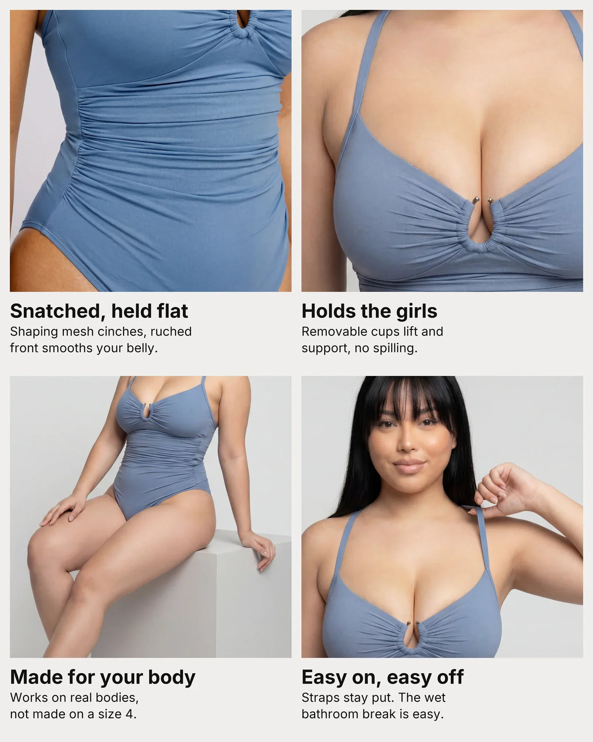 NELMORA™ U-Ring Shaping Swimsuit
