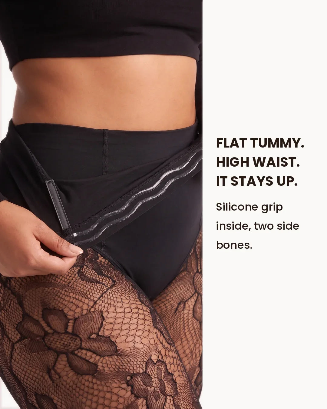 NELMORA™ Floral Lace Shaping Tights