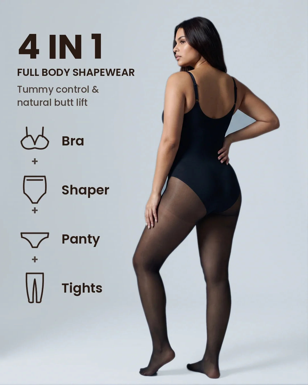NELMORA™ Fleece-Lined Tights Bodysuit