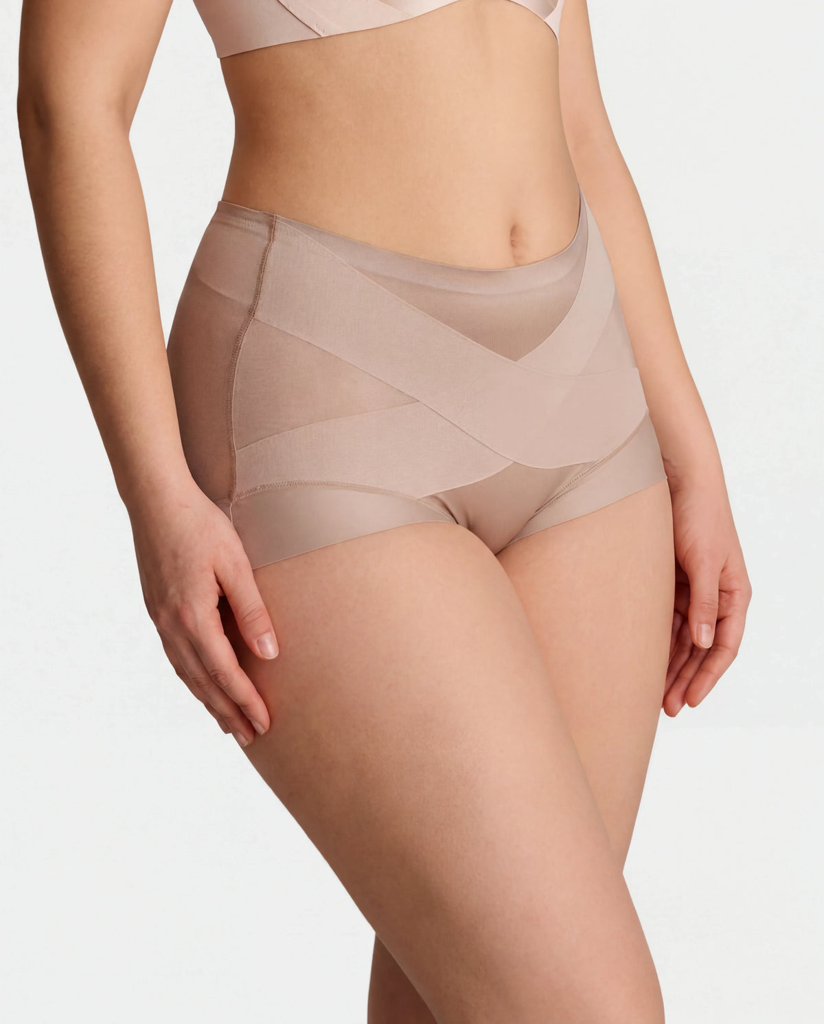 6-Pack High-Waist Cross-Compression Shaping Panties