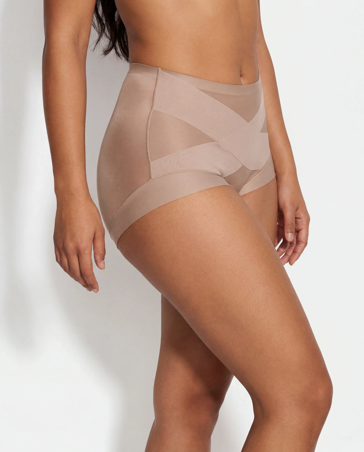 6-Pack High-Waist Cross-Compression Shaping Panties