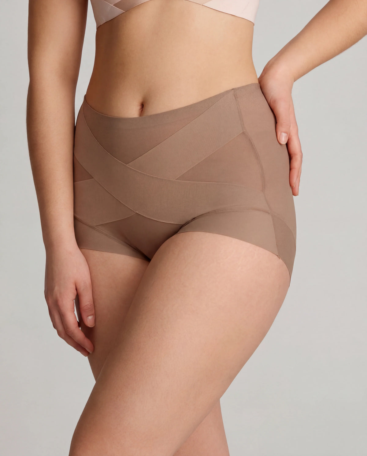 6-Pack High-Waist Cross-Compression Shaping Panties