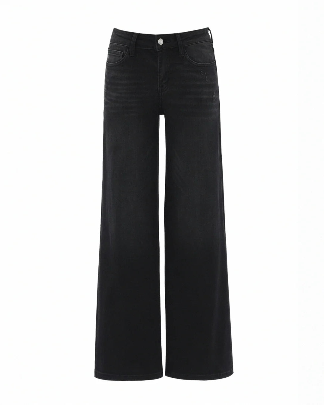 BBL Wide Leg Jeans Mid Rise