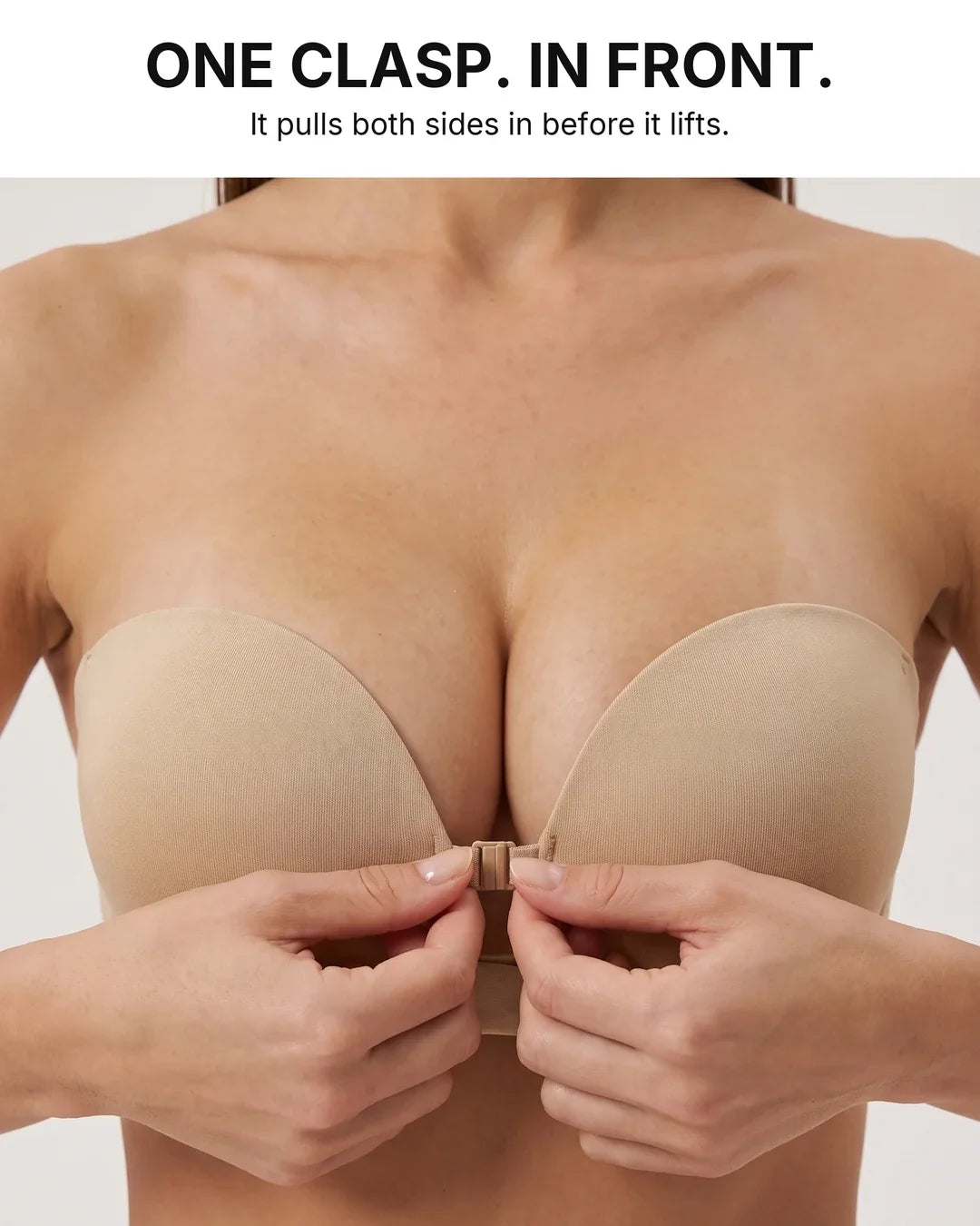 Strapless Front Closure Bra