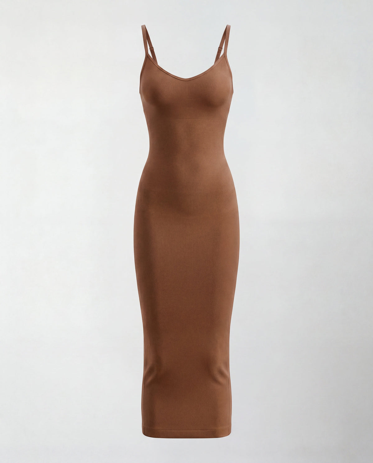 SculptDress™ Seamless V-Neck Midi